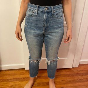 The Perfect Vintage Jean in Bradwell Wash: Ripped Edition